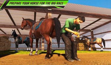 Horse Racing - Derby Quest Race Horse Riding Games截图1