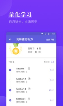 雅思考滿分截圖