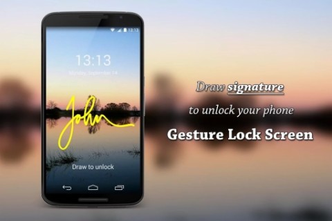 Gesture Lock Screen截图3