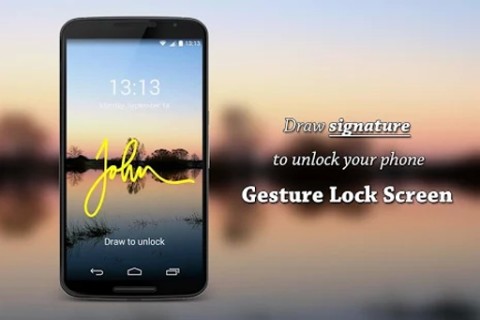 Gesture Lock Screen截图1