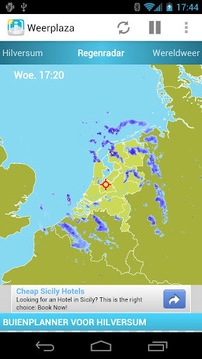 Weerplaza buien- en regenradar截图