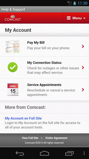 XFINITY My Account截图1