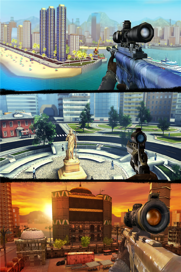 Sniper 3D Assassin：免费游戏截图2