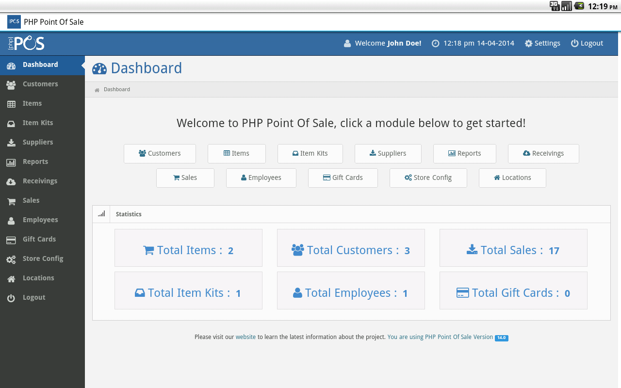 PHP Point Of Sale截图1