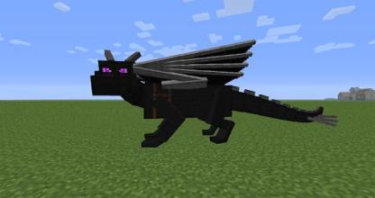 Black fire Dragon Mod for MCPE截图1