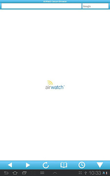 AirWatch Secure Browser截图