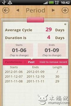 Period经期跟踪器 Period Tracker Deluxe截图