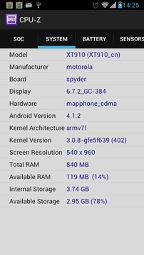 CPU-Z截图