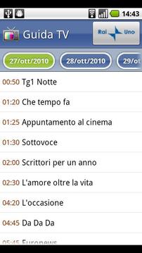 TV Guide Italy FREE截图