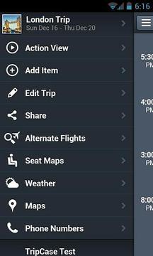 TripCase截图