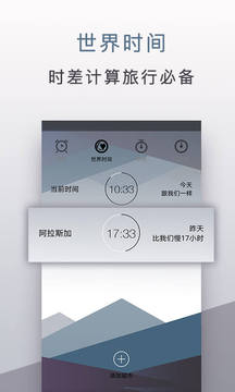 旅行闹钟截图