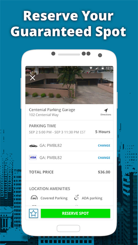 Parkmobile - Easy paid parking截图2