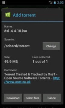 tTorrent截图