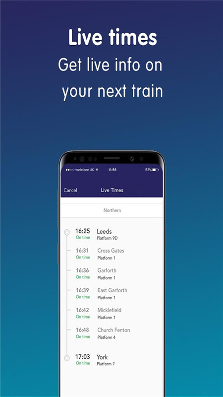 Northern train tickets &amp; times截图4