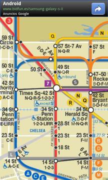 纽约地铁地图截图