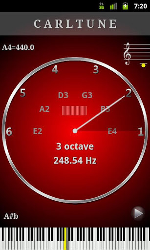 CarlTune - 半音阶调谐器截图3