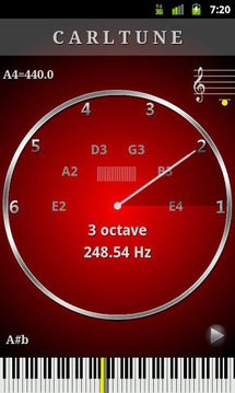 CarlTune - 半音阶调谐器截图