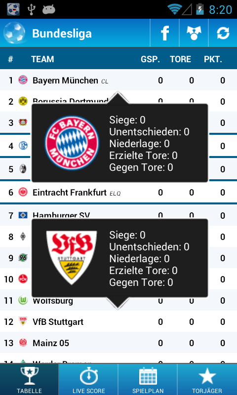 Bundesliga截图3