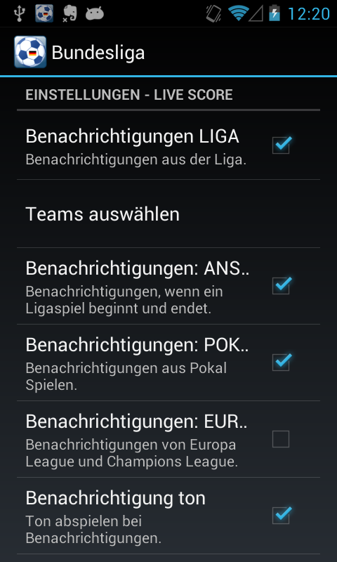 Bundesliga截图7