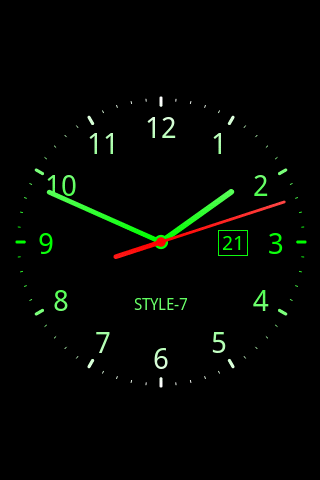 Analog Clock Live Wallpaper-7截图7