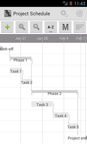Project Schedule Free截图1