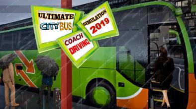 Ultimate City Bus Coach Driving Sim 2019截图1