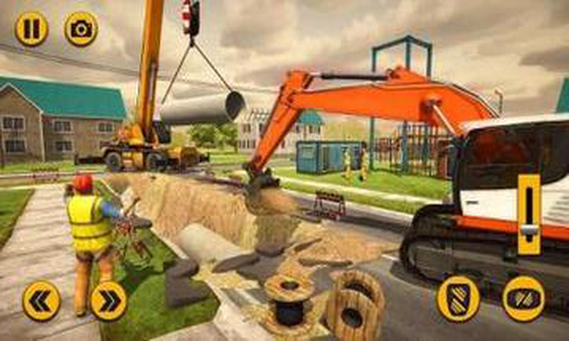 City Road Excavator Simulator 2018截图3