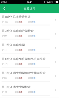 臨床檢驗技士題庫截圖