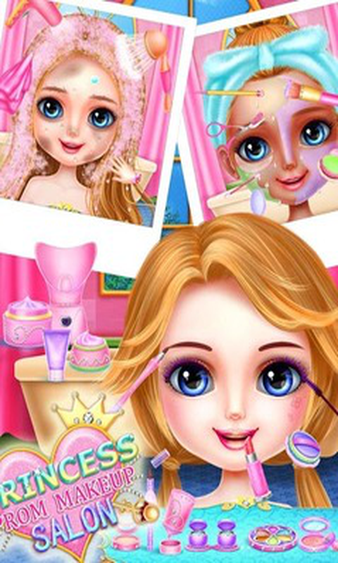 公主舞会化妆沙龙 － 顶级女孩游戏截图1