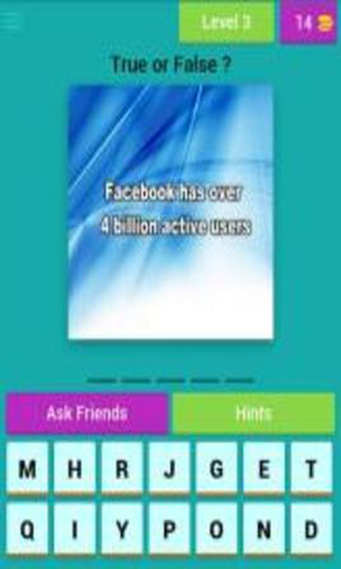 Facebook Quiz App : Social Networking Trivia Game截图2