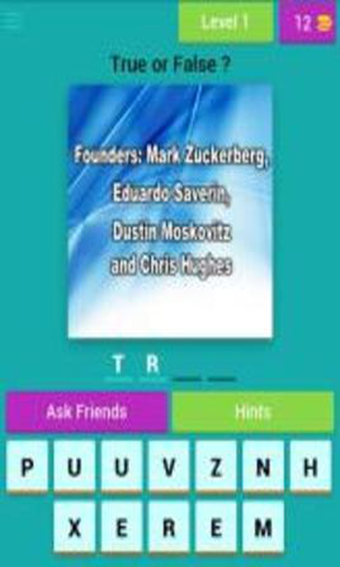 Facebook Quiz App : Social Networking Trivia Game截图3