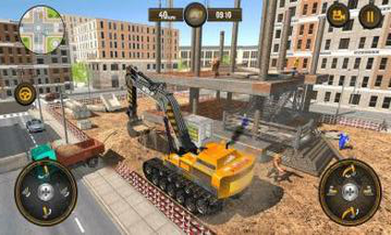 Construction Sim City Free: Excavator Builder截图1