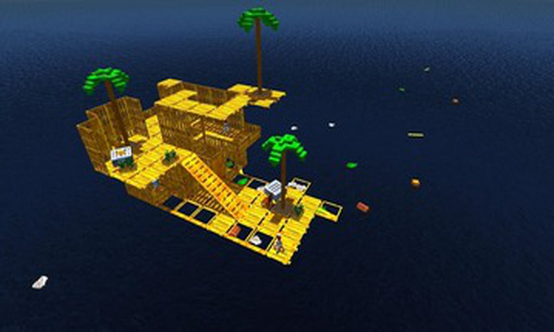 Blocky Raft Pixel Simulator截图5