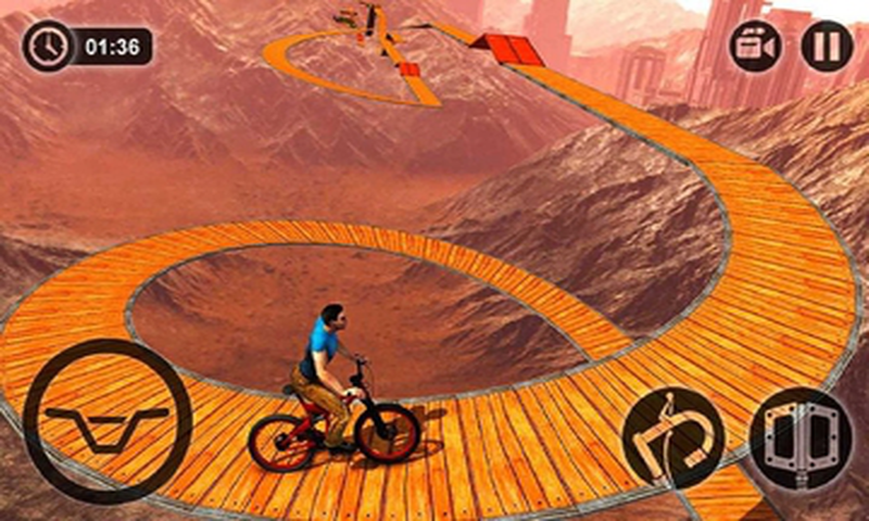 Impossible Kids Bicycle Rider  Hill Tracks Racing截图2