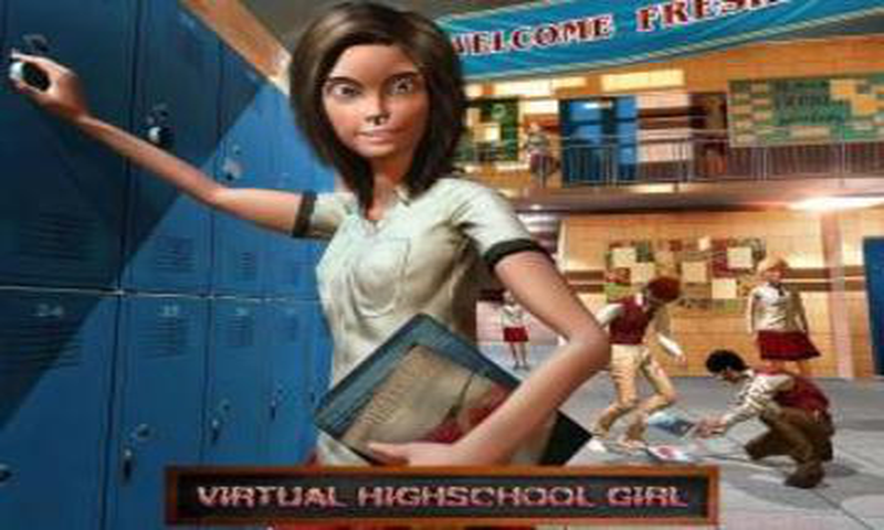 高中女孩：虚拟模拟器游戏截图3