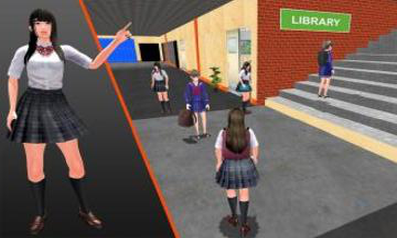 高中虚拟女孩模拟器截图3