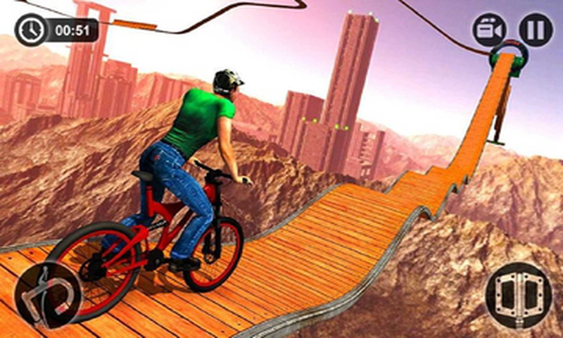 Impossible Kids Bicycle Rider  Hill Tracks Racing截图3