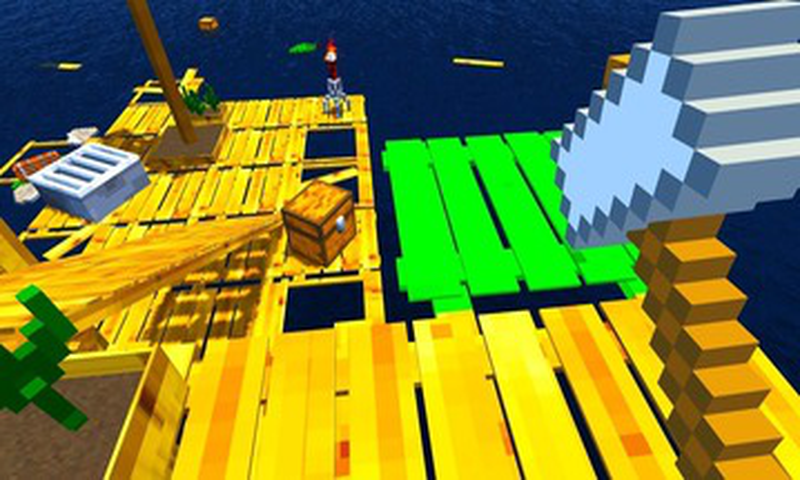 Blocky Raft Pixel Simulator截图1