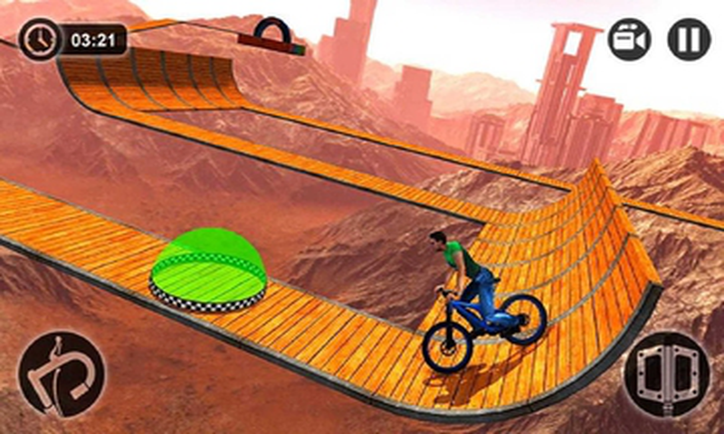 Impossible Kids Bicycle Rider  Hill Tracks Racing截图1