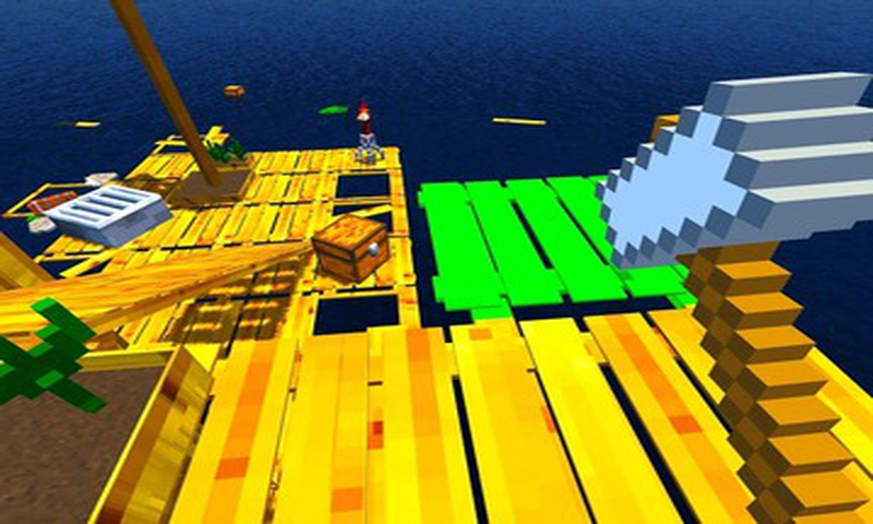 Blocky Raft Pixel Simulator截图2