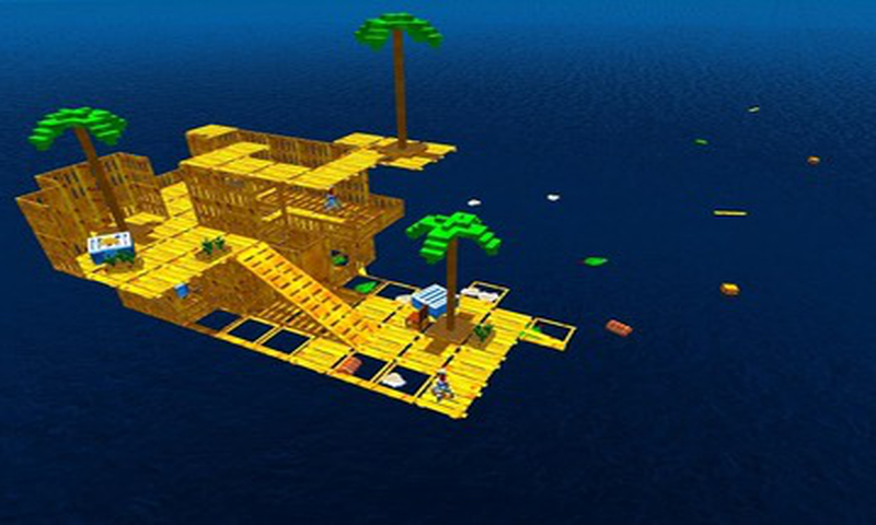 Blocky Raft Pixel Simulator截图4