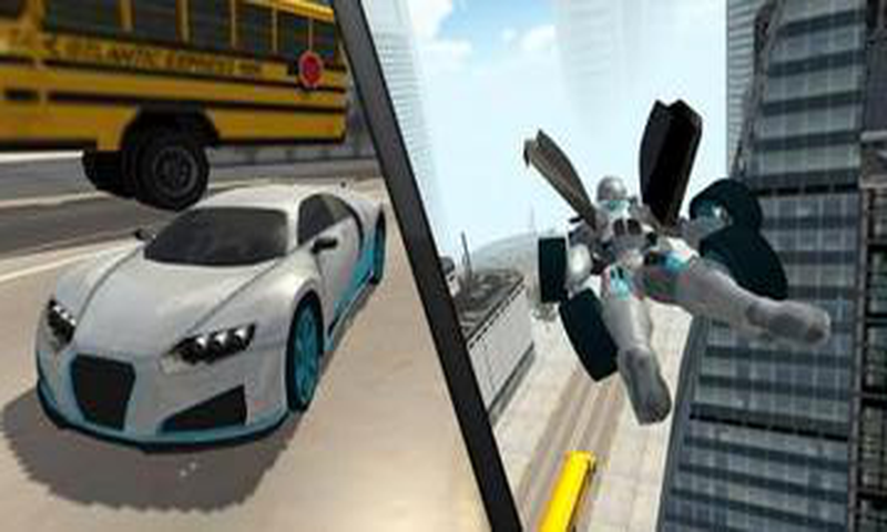 Flying Car Robot Simulator截图3