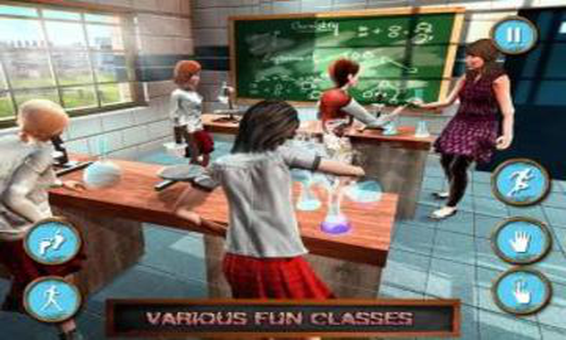 高中女孩：虚拟模拟器游戏截图4
