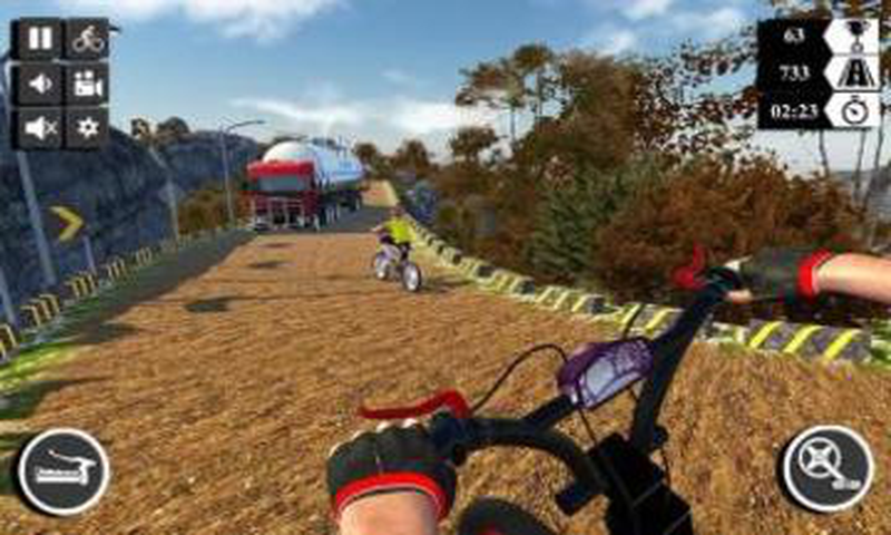 山地车下坡BMX自行车比赛和四特技截图4
