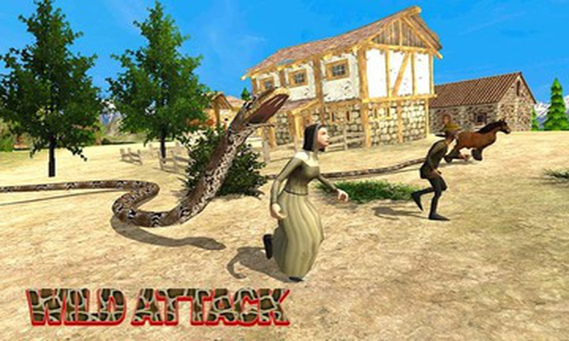 野生蟒蛇蛇攻击3D截图2