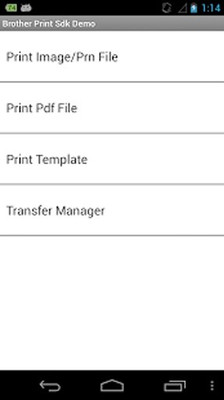 Brother Print SDK Demo截图1