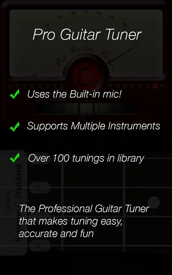 Pro Guitar Tuner截图4