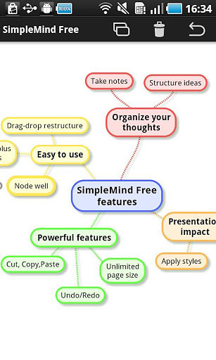 SimpleMind Free mind mapping截图2