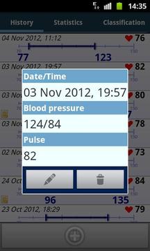 Blood Pressure Diary截图