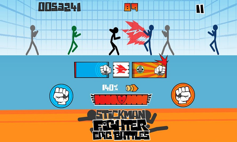 Stickman fighter Epic battle截图1